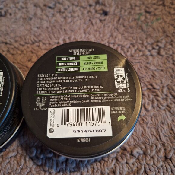 2 PACK‎ AXE Styling Hair Conditioning Cream Natural Look Low Hold Medium Shine - Picture 5 of 8